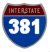 I-381 exits